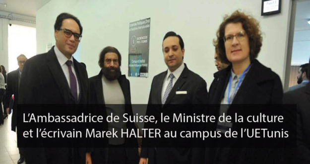 Ambassadrice de Suisse - Ministre de la Culture et Marek Halter