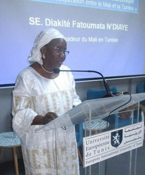 Diakite Fatoumata N’DIAYE, Ambassadeur du Mali  en Tunisie
