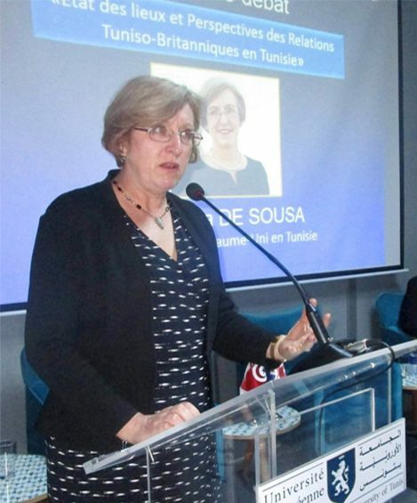 Louisa DE SOUSA, ambassadeur du Royaume-Uni en Tunisie